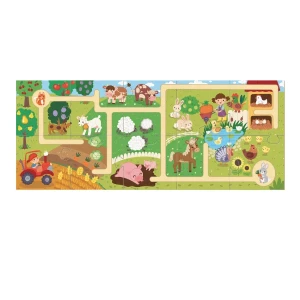 Puzzle-labirint "călătoria mea prin fermă", 10 el. Thumbnail 2