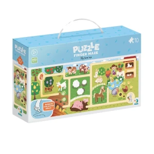Puzzle-labirint "călătoria mea prin fermă", 10 el. Thumbnail 3