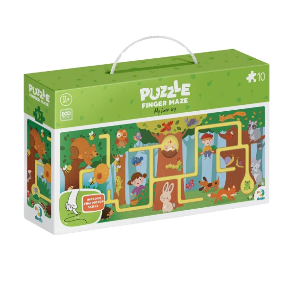 Puzzle-labirint "călătoria mea prin pădure", 10 el. 3