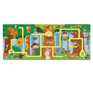 Puzzle-labirint "călătoria mea prin pădure", 10 el. Thumbnail 2