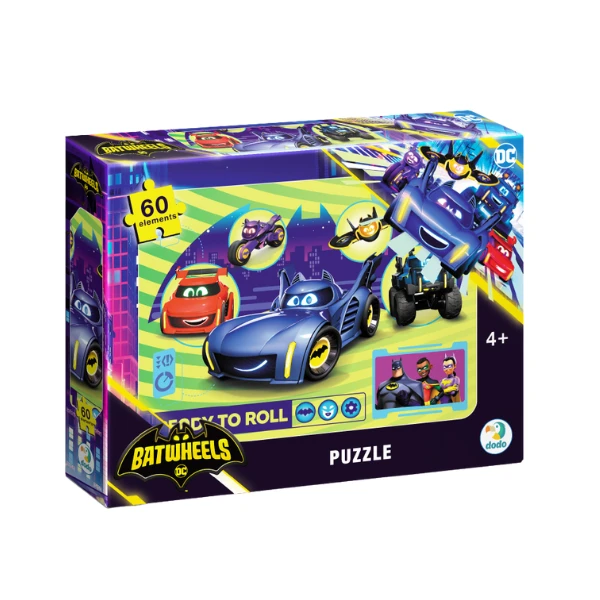 Puzzle "batwheels: roțile doar vor să se distreze", 60 elem. 3