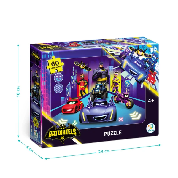 Puzzle "batwheels: originea batwheels", 60 elem. 5