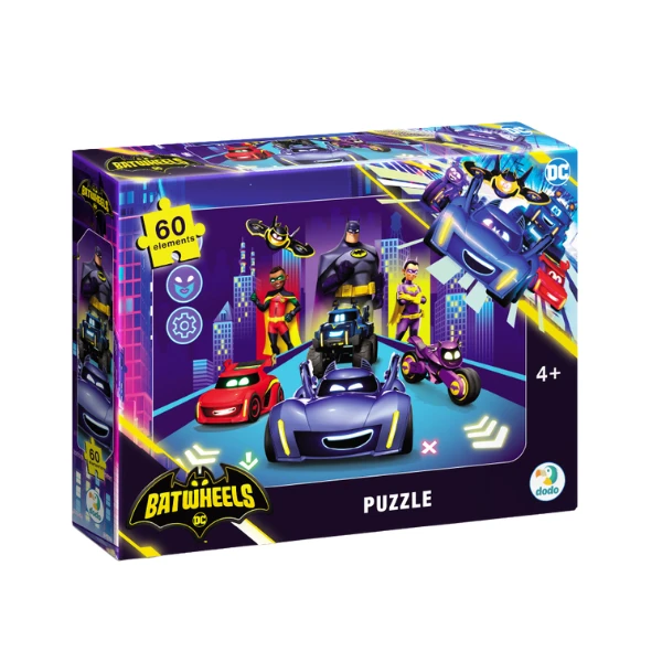 Puzzle "batwheels: originea batwheels", 60 elem. 3
