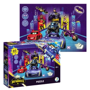Пазл "Batwheels: Происхождение Бэтколес", 60 элем.