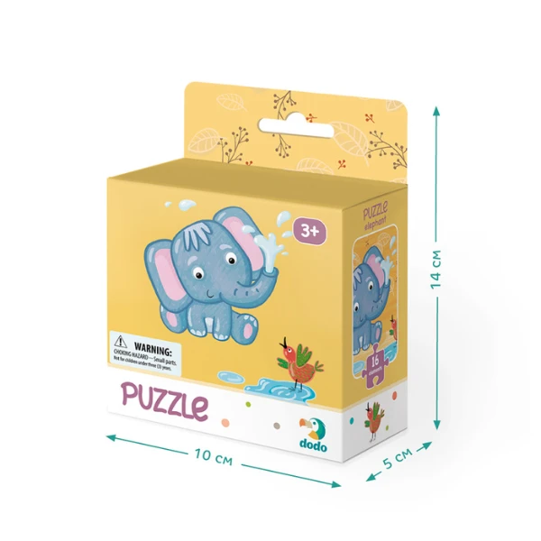 Puzzle "elefant", 16 elem. 5