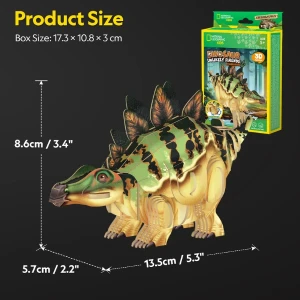 3d-пазл stegosaurus – оживи легендарного стегозавра, 51 элемент Thumbnail 4