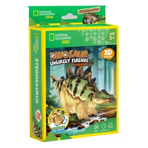3d-пазл stegosaurus – оживи легендарного стегозавра, 51 элемент Thumbnail 3