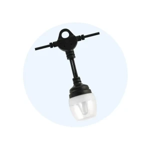 Светодиодная гирлянда paradise 12 вт 18 м 24/220 v ip44 smd horoz Thumbnail 3