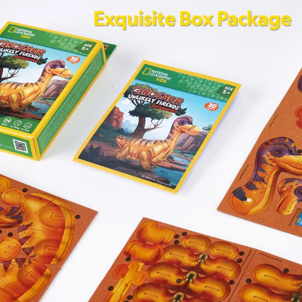 3d-пазл brachiosaurus – создай своего собственного длинношеего гиганта, 54 элемента 5