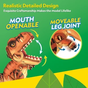 3d-пазл tyrannosaurus rex – собери собственного грозного тираннозавра, 47 элементов Thumbnail 6