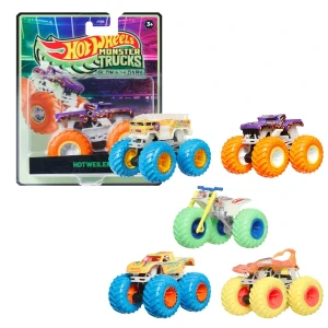 1:64 hot wheels монстр-трак – glow in the dark (светится в темноте), асс.