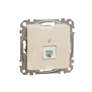Priză de telefon sedna new bej schneider-electric
