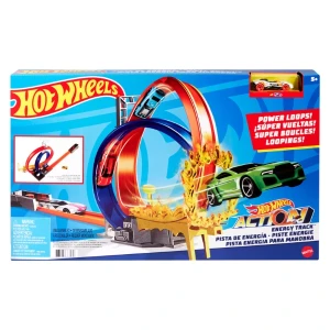 Hot wheels set de joc "energy track", cu o mașinuță Thumbnail 3