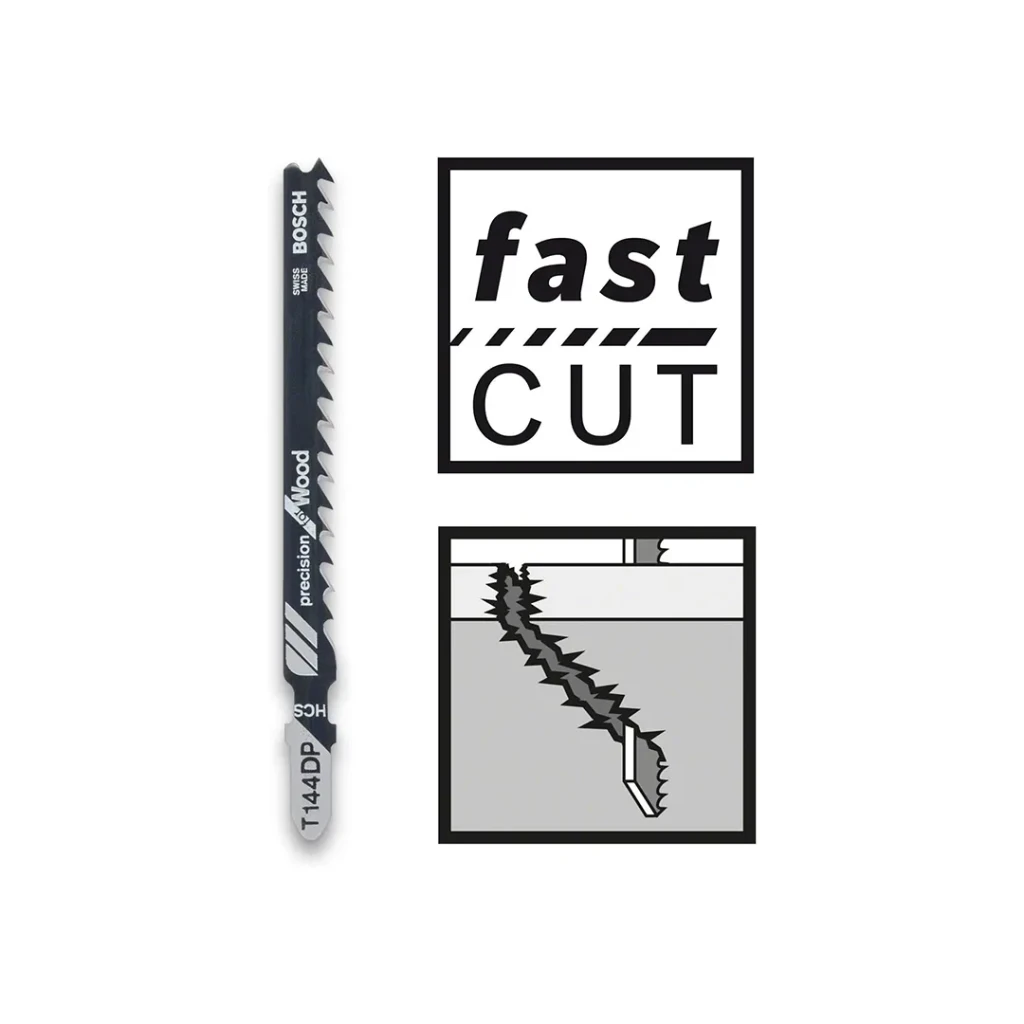 Set pânze pentru lemn și metal pentru fierăstrau vertical (pendular) 100 mm 15 buc. bosch 3
