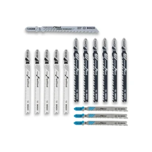 Set pânze pentru lemn și metal pentru fierăstrau vertical (pendular) 100 mm 15 buc. bosch
