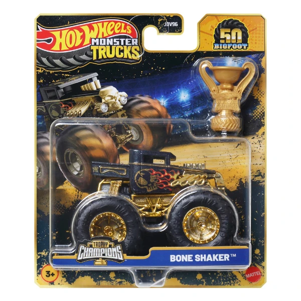1:64 hot wheels monster trucks – bigfoot (ediție aniversară), as. 12