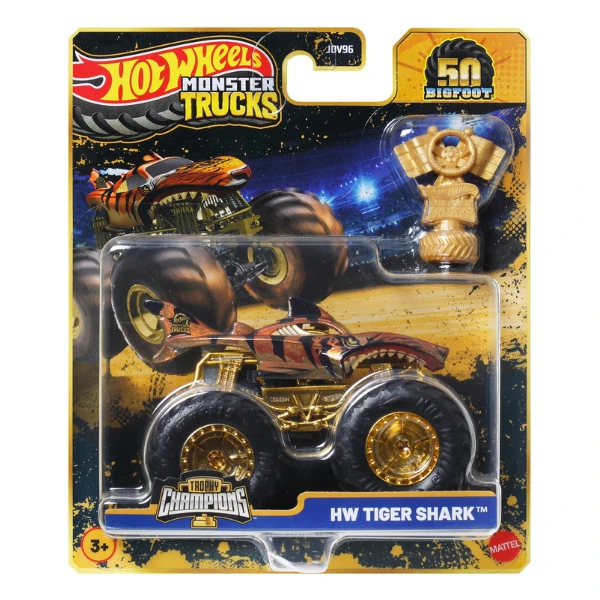 1:64 hot wheels monster trucks – bigfoot (ediție aniversară), as. 8