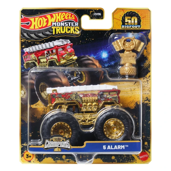 1:64 hot wheels monster trucks – bigfoot (ediție aniversară), as. 10