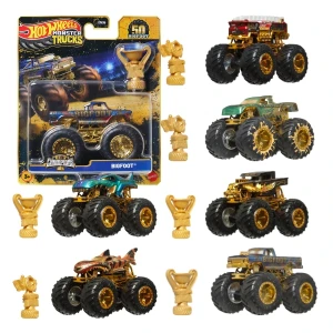 1:64 hot wheels монстр-трак bigfoot (юбилейная серия), асс.