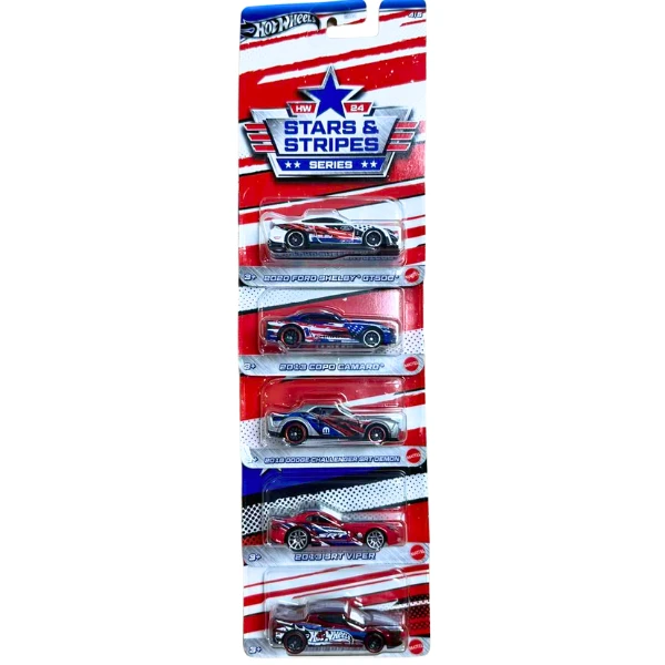 1:64 hot wheels набор коллекционных машинок – stars and stripes, (асс.) 7