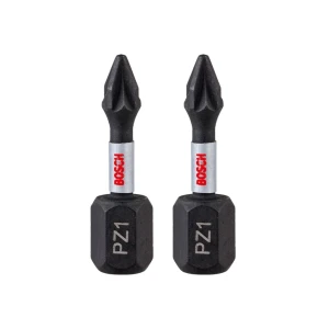 Set biți hexagonal 2 buc. impact control pz1 1/4" 25 mm bosch