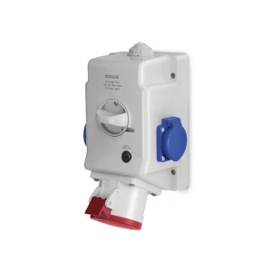 Priză combinată scame 513.3257-2dfs 5p + 2 euro 32 a 346 - 415 v ip44