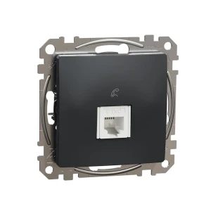 Priză de telefon sedna new antracit schneider-electric