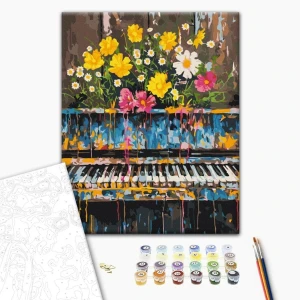 Pictură pe numere 40*50 cm (în cutie) – expresia muzicii Thumbnail 2