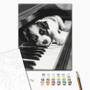 Pictură pe numere 40*50 cm (în cutie) – melodia somnului Thumbnail 2