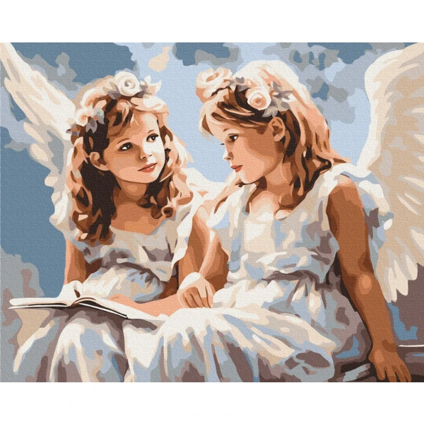 Pictură pe numere 40х50 cm (fără cutie) – îngerii 3