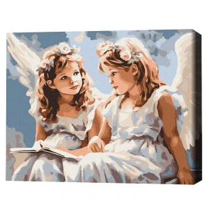 Pictură pe numere 40х50 cm (fără cutie) – îngerii