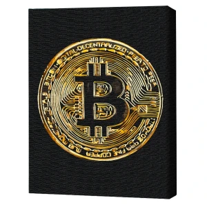 Pictură pe numere 40х50 cm (fără cutie)  – bitcoin