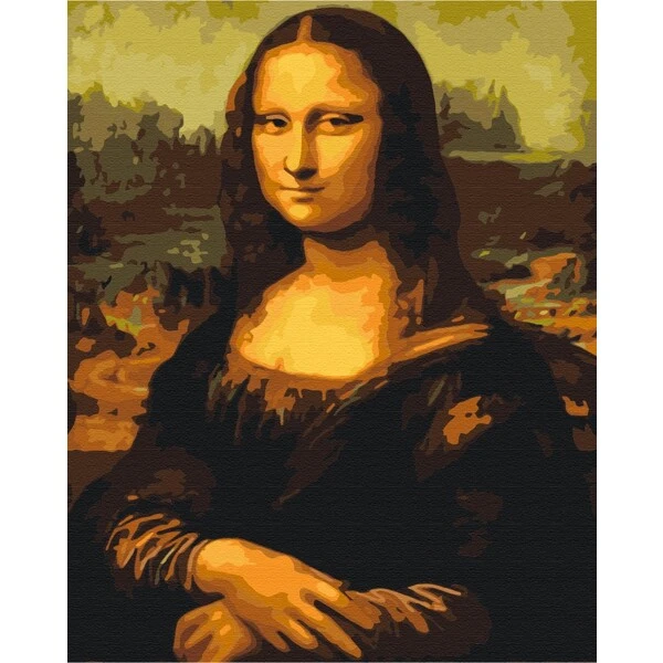 Pictură pe numere 40х50 cm (fără cutie) - mona lisa 3