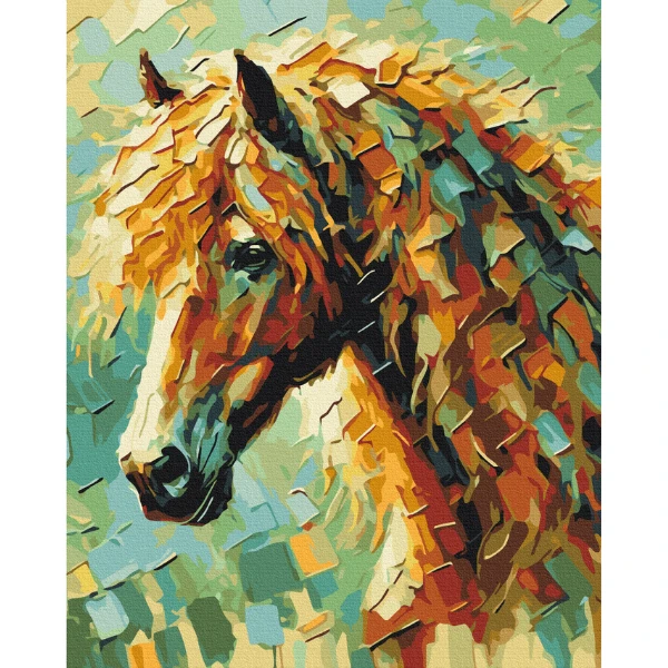 Pictură pe numere 40х50 cm (fără cutie)  – cal, oleg loburak 3