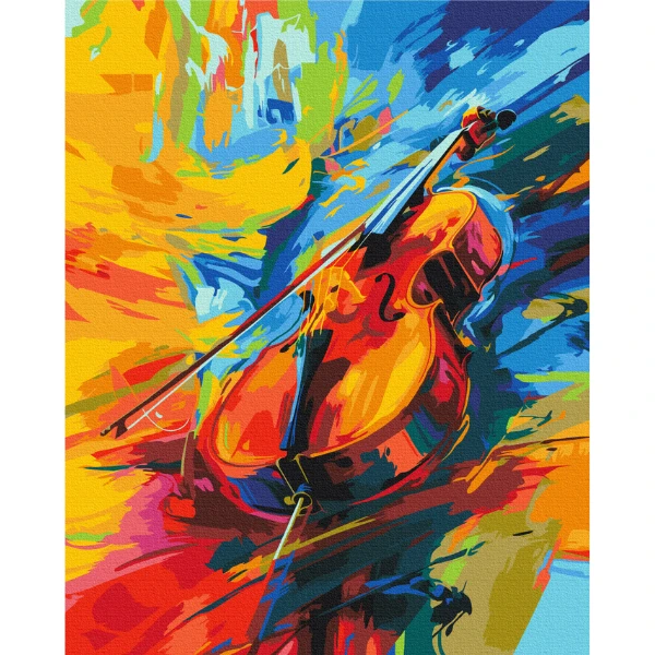 Pictură pe numere 40х50 cm (fără cutie)  – simfonia culorilor 3