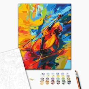 Pictură pe numere 40х50 cm (fără cutie)  – simfonia culorilor Thumbnail 2