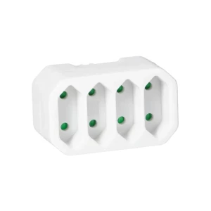 Адаптер с 4 розетками 4 x 2p 7.5 a orno