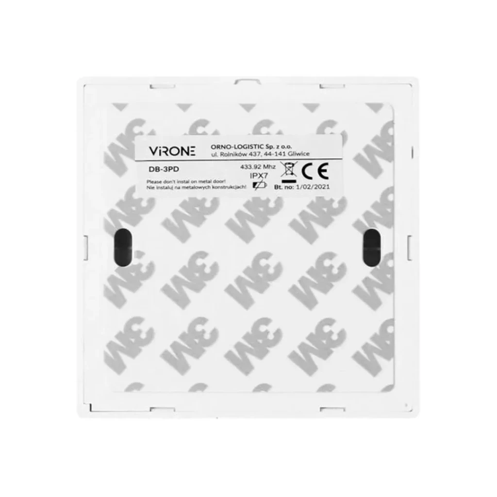 Кнопка звонка db-3 ipx7 orno 2