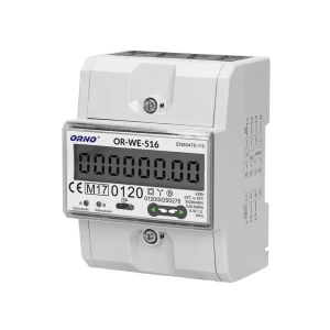 Contor digital trifazat 80 a 380 v ip51 orno