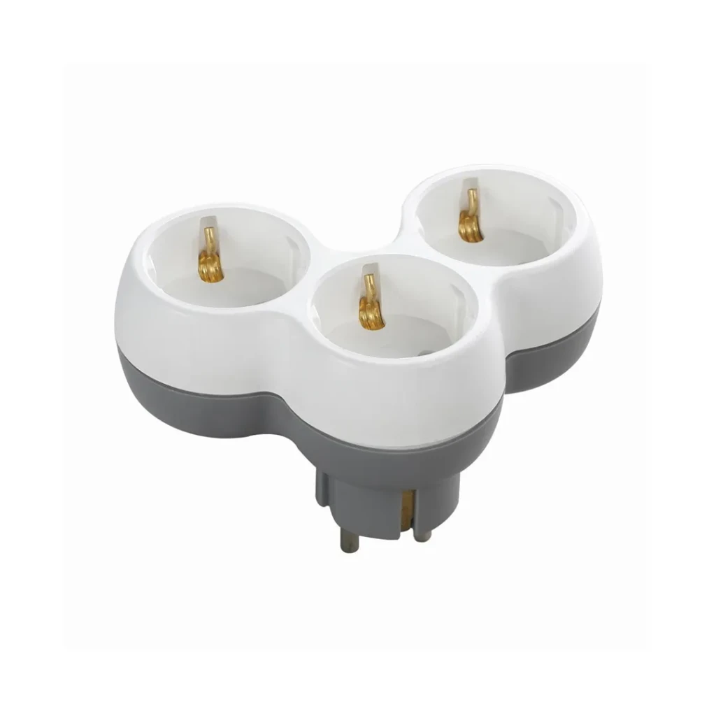 Adaptor triplu 3 x 2p+z 16 a 220 - 240 v ip20 orno 2