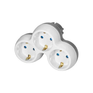 Adaptor triplu 3 x 2p+z 16 a 220 - 240 v ip20 orno