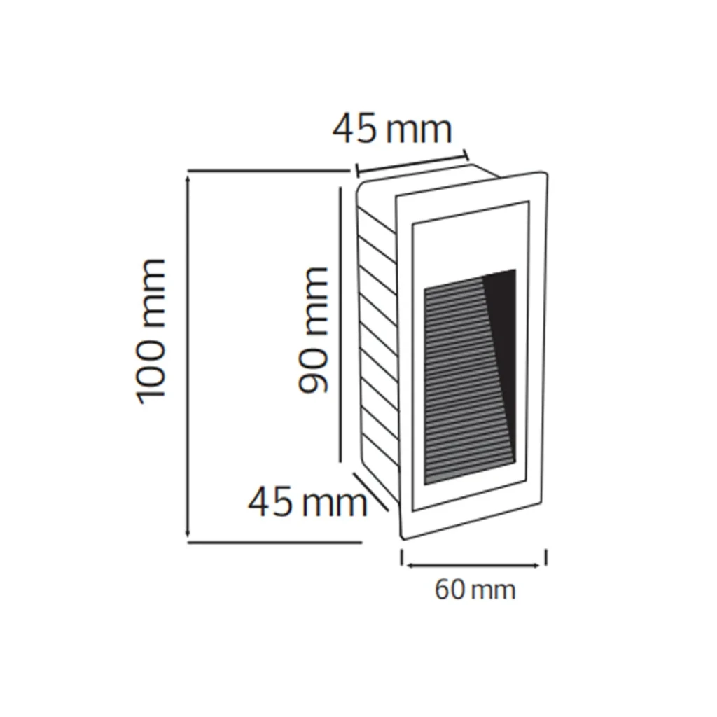 Светодиодный светильник yoga-v1 3 вт smd 58 лм 220 - 240 в ip54 horoz 2