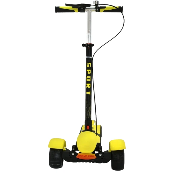 Trotinetă pentru copii cu trei roți, lumini led și muzică, 2 culori 5