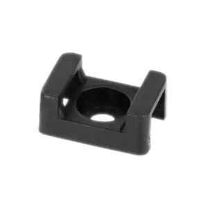Set suport curelușe orno 16 x 11 x 3.6 mm 100 buc. negru