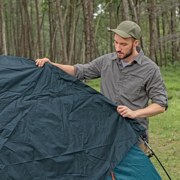 Bestway палатка 4-местная "alpine dome 4 tent" (70см+210см)x240x140см, полиэстер 190т, 2000мм, 110гр/м2 ре 24