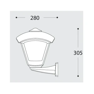 Светильник nardo/dario 8.5 вт e27 920 лм 220 - 240 в ip55 fumagalli Thumbnail 2