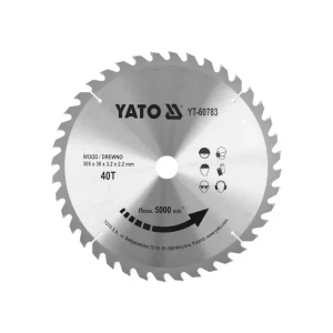 Disc de tăiat lemn 305 * 30 mm yato