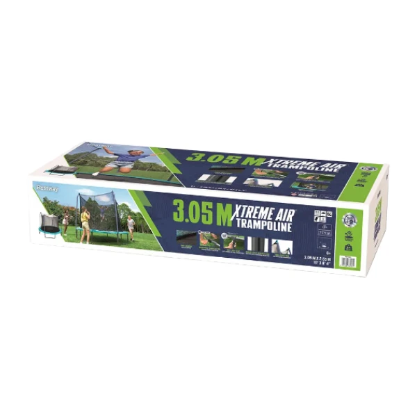 Bestway trambulină cu arcuri și protecție xtreme air, 305 x 255 cm, până la 90 kg 16