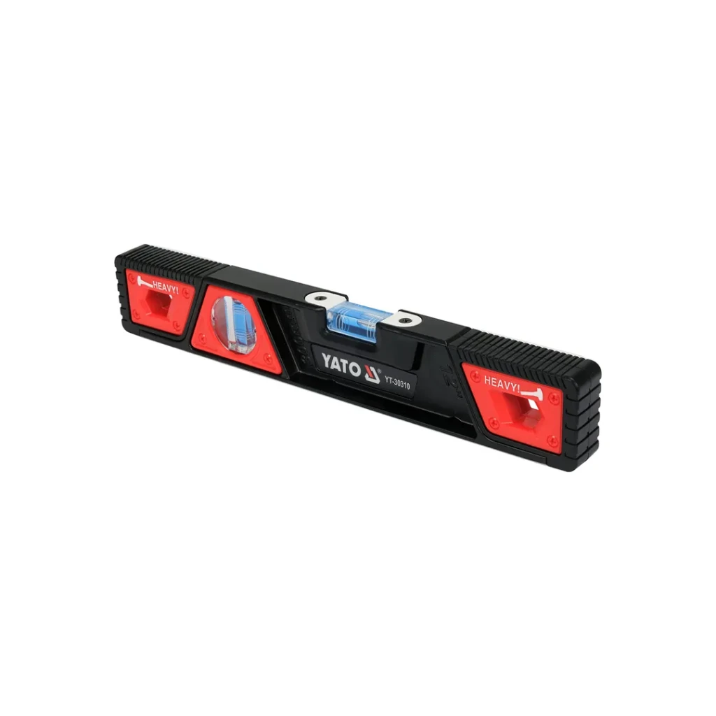 Nivelă magnetică 300 mm 2 bule yato 3