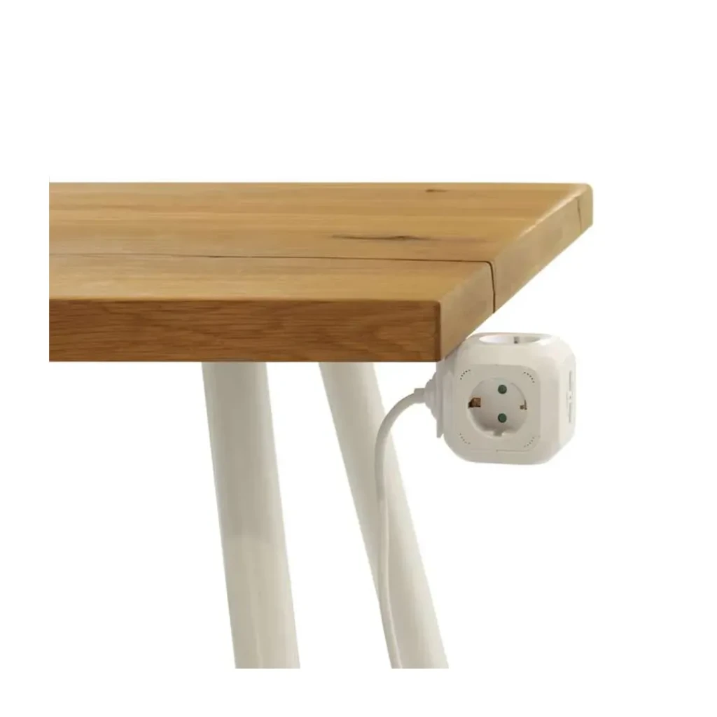 Prelungitor cu împământare 4 prize + 2 usb cub 1.9 m 16 a emos 5